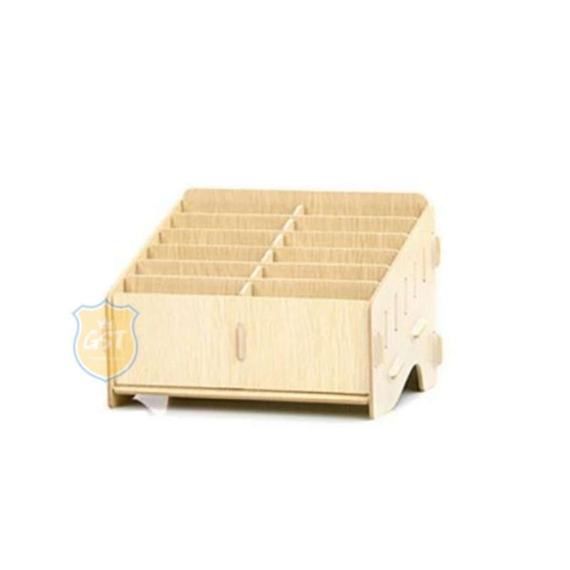 Promo Rak Kotak Kayu Hp Rak Kayu Serbaguna Tempat Sparepart Hp 12 Kolom