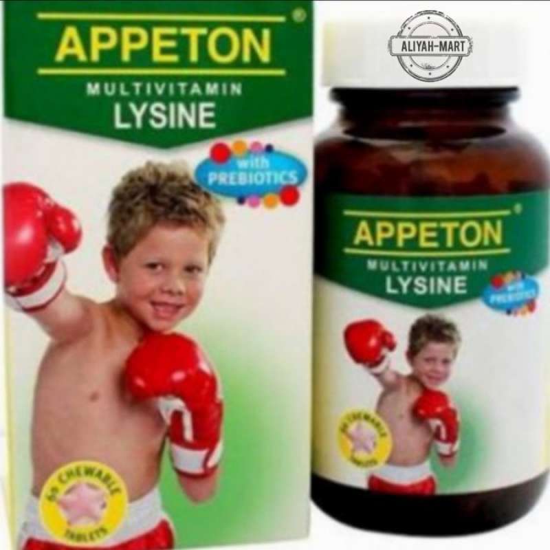 Jual Appeton Multivitamin Lysine With Prebiotic 60s Impor di Seller ...