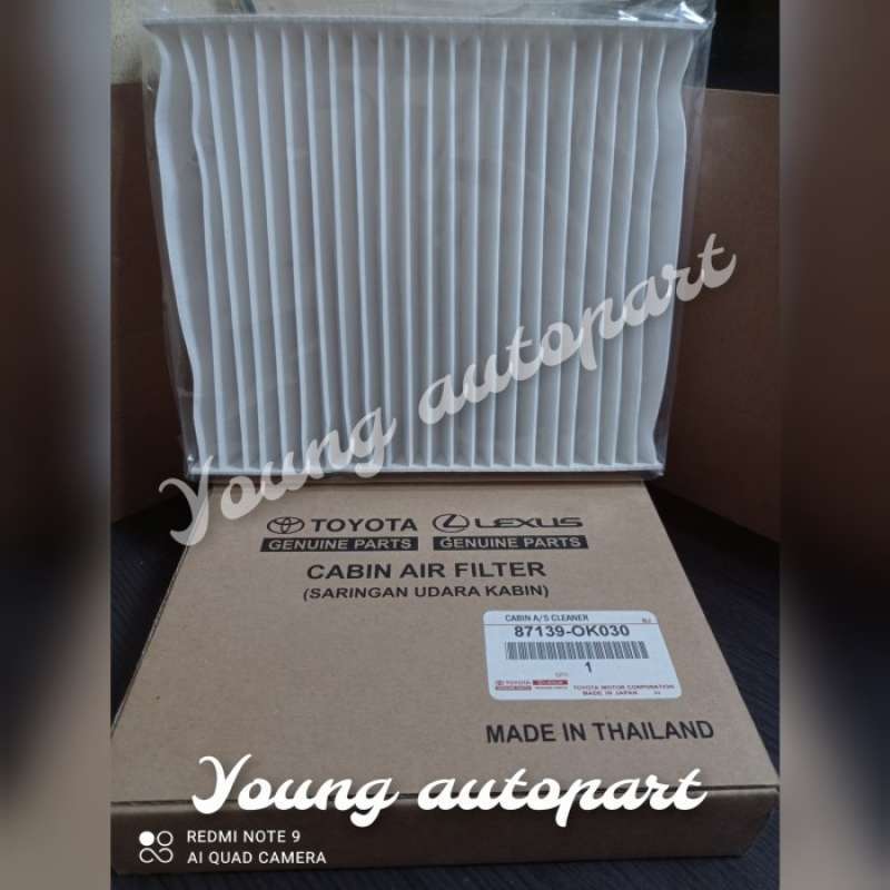 Jual FILTER AC ATAU FILTER CABIN TOYOTA INNOVA REBOND ETIOS di Seller