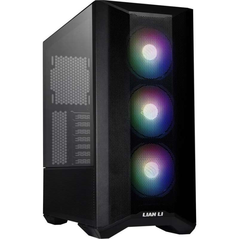 Jual LIAN LI LANCOOL II MESH RGB BLACK TEMPERED GLASS / Casing PC
