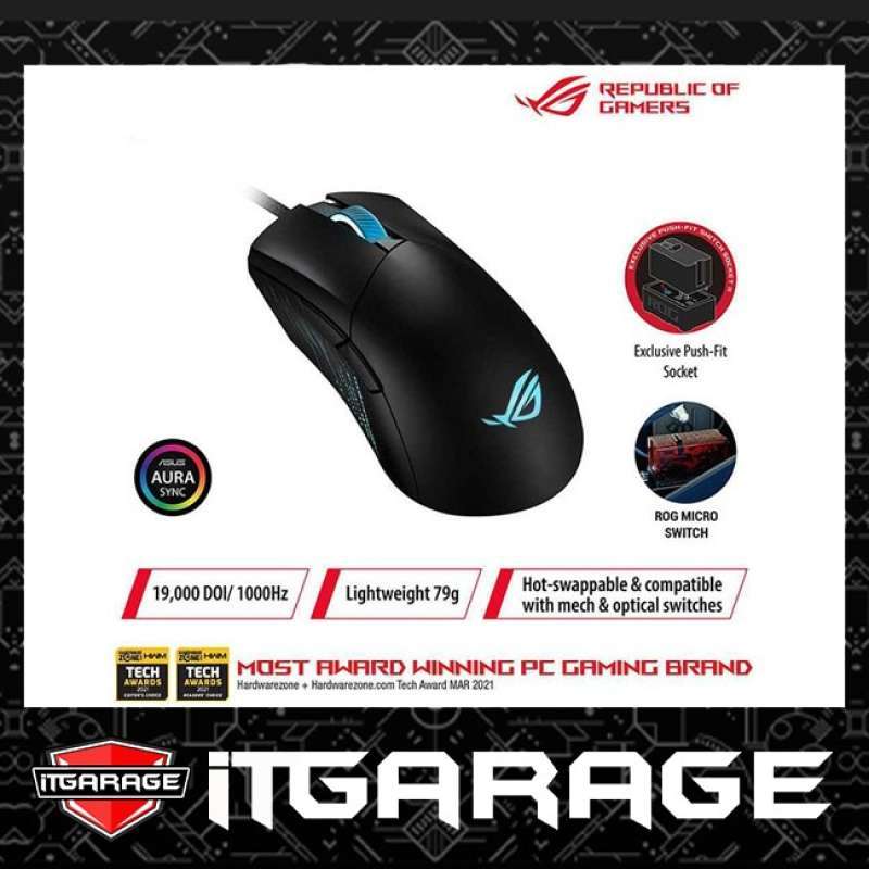 Jual ASUS ROG Gladius 3 Gaming Mouse di Seller IT GARAGE GAMING IT