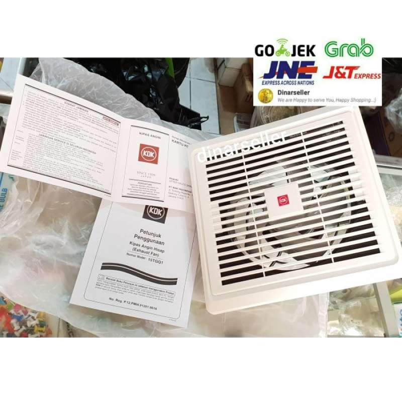 Promo KDK 6 INCH CEILING EXHAUST FAN 15TGQ / KIPAS PEMBUANGAN Diskon 22
