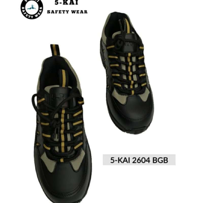 Promo sepatu safety / safety shoes 5KAI SPORT ringan dipakai Diskon 8