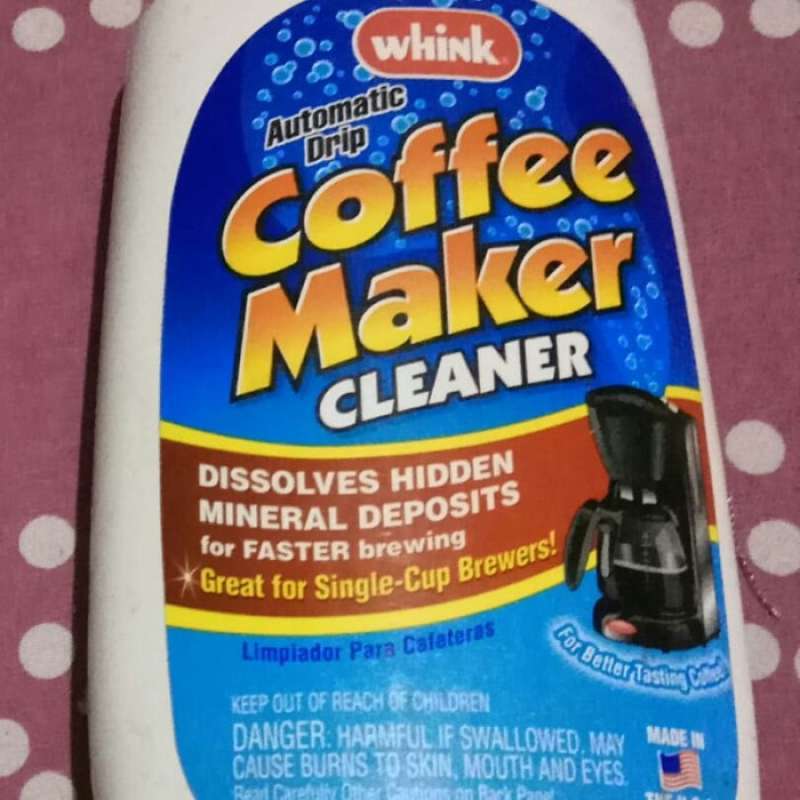 Jual WHINK AUTOMATIC DRIP COFFEE MAKER CLEANER DESCALER KOPI REPACK