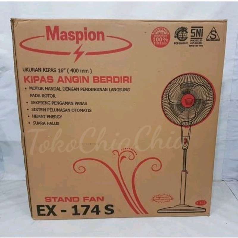 Jual Kipas Angin Berdiri Stand Fan Maspion EX-174S di Seller ChiaChia