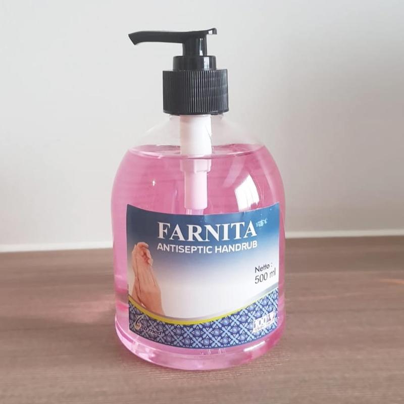 Jual Farnita Spray Antiseptic Gel Hand Sanitizer [500 mL