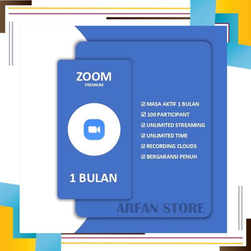 Jual Zoom premium pro 1 bulan Zoom Meeting business Zoom langganan