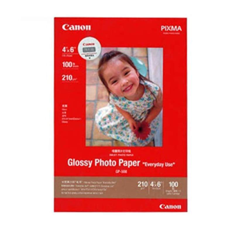 Jual Canon GP508 Everyday Use Glossy Photo Paper [4 x 6/ 100 Sheets] di