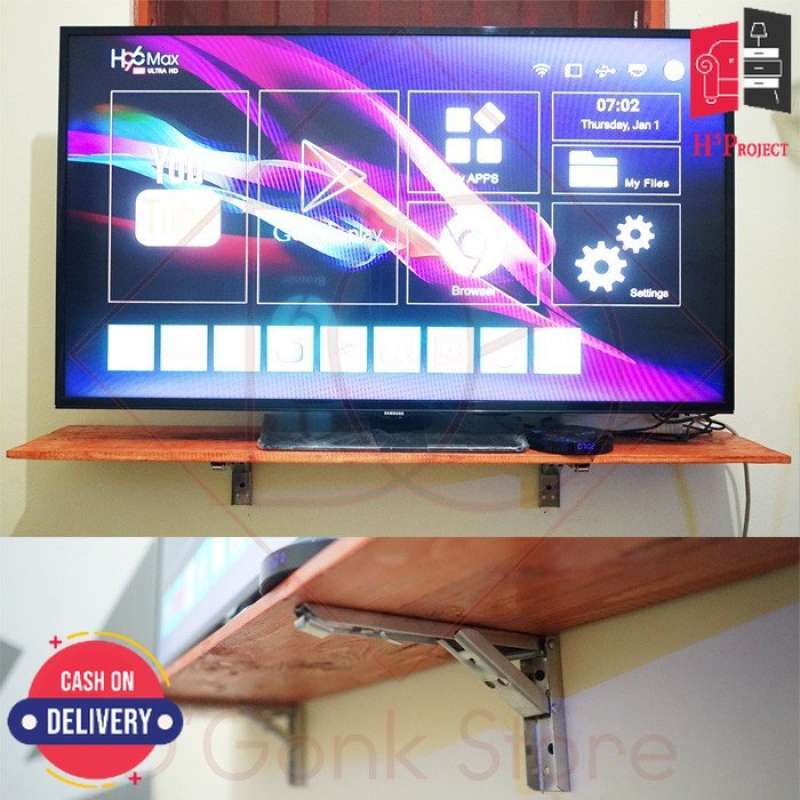 Jual Meja lipat dinding kayu jati belanda / Meja lipat multifungsi