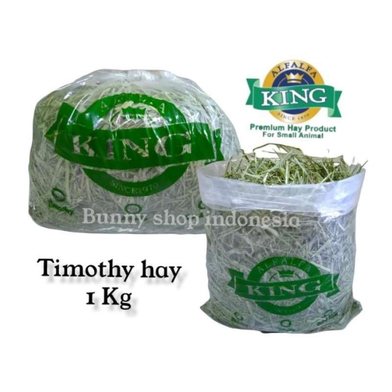 Promo YNT008 Timothy hay King AFK Alfalfa King repack 1 kg Rumput Hay