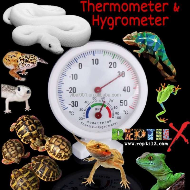 Jual Thermometer Hygrometer Analog Incubator Kandang Reptil Ular Gecko