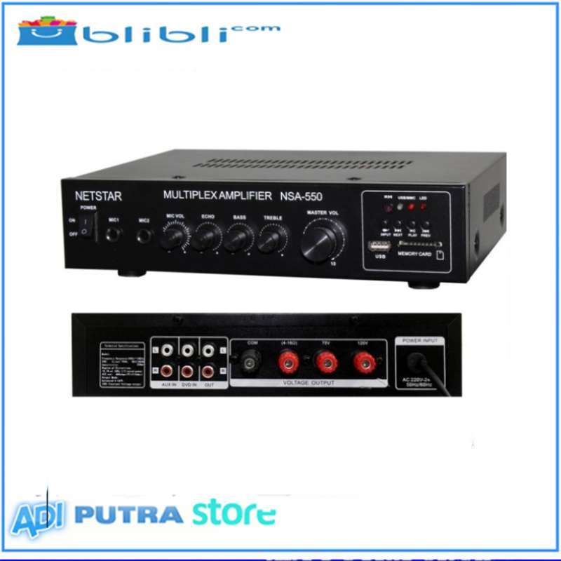 Jual Amplifier Nestar Nsa 550 Bisa Untuk Corong Toa Dan Khususnya Untuk