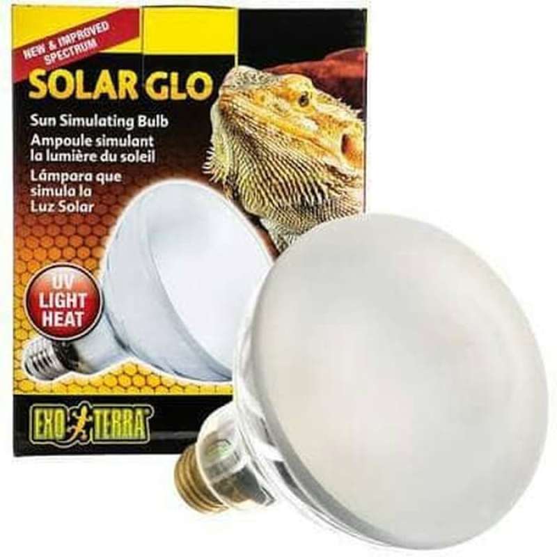 Jual Solar Glo Exoterra 80w 125w 160w Lampu Matahari Terbaik UVA UVB