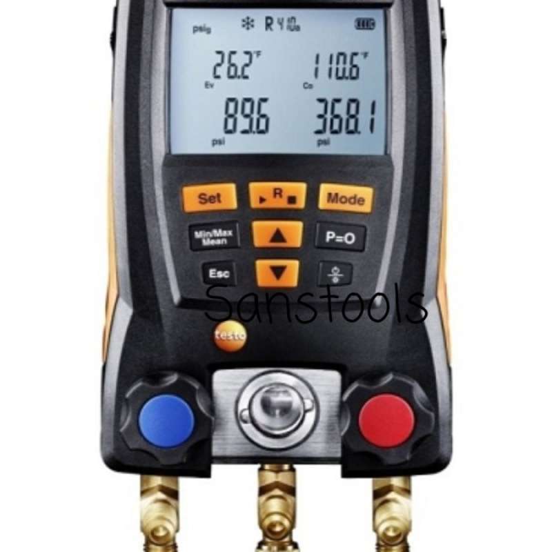 Jauge Numérique Testo 549 Pour Réfrigérant - Modèles 0560/0550 - Compatible Avec R410A, R134a, Etc. - Neuf