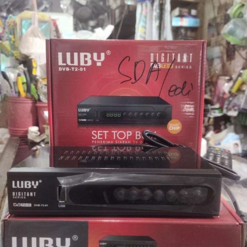 Jual Set top box tv digital dbb T2 merk luby bisa tiktok STB di