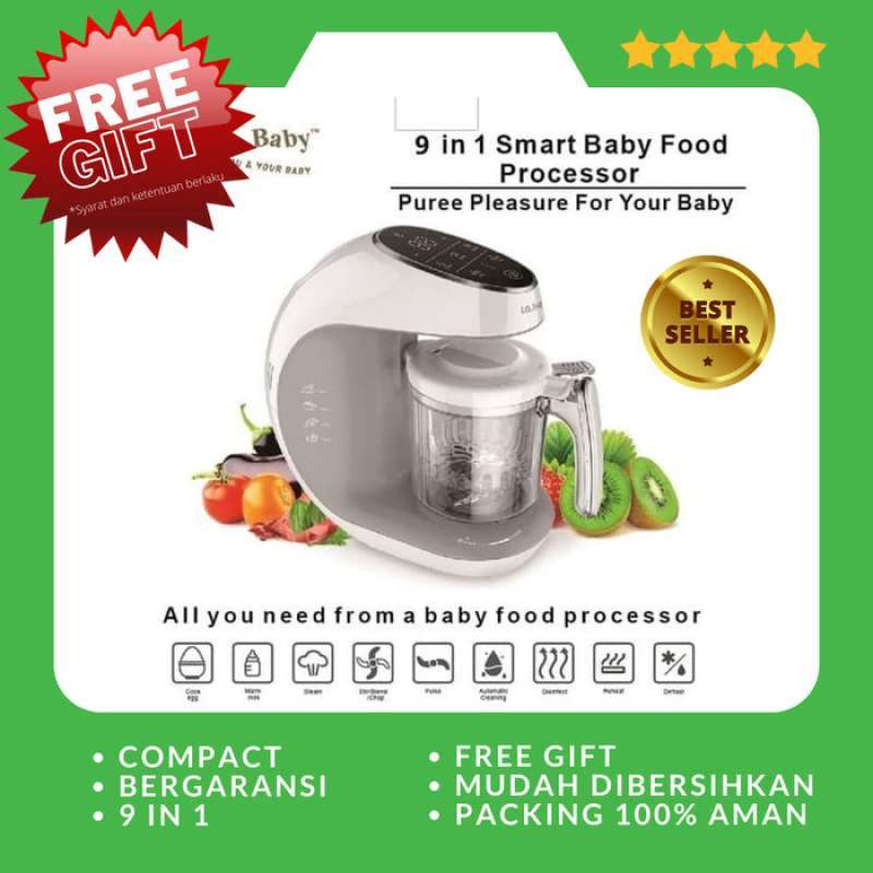 Jual Iq Baby 9In1 Smart Baby Food Processor I.Q. Baby Iq921 Blender