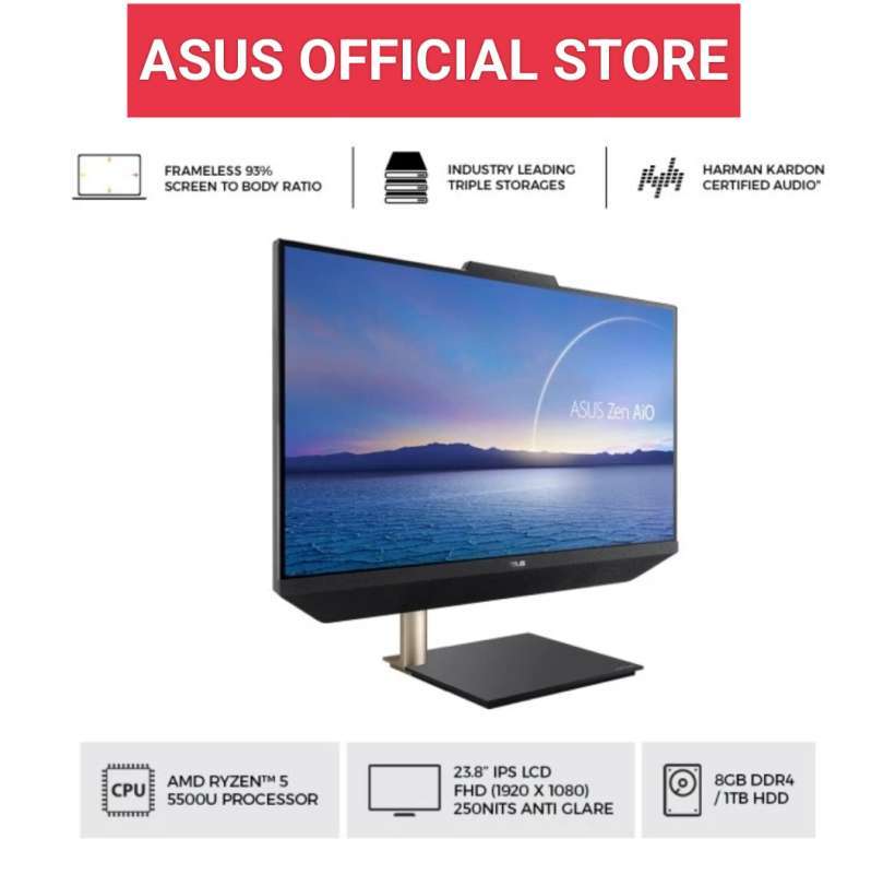 Promo All In One Asus M5401 Ryzen 3 5300 4GB 1TB WIN+ OFFICE LIFETIME ...
