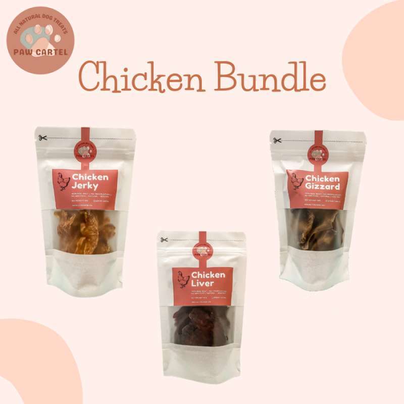 Promo Paw Cartel Chicken Bundle / Chicken Jerky / Liver / Gizzard Diskon 17 Di Seller Hafizh