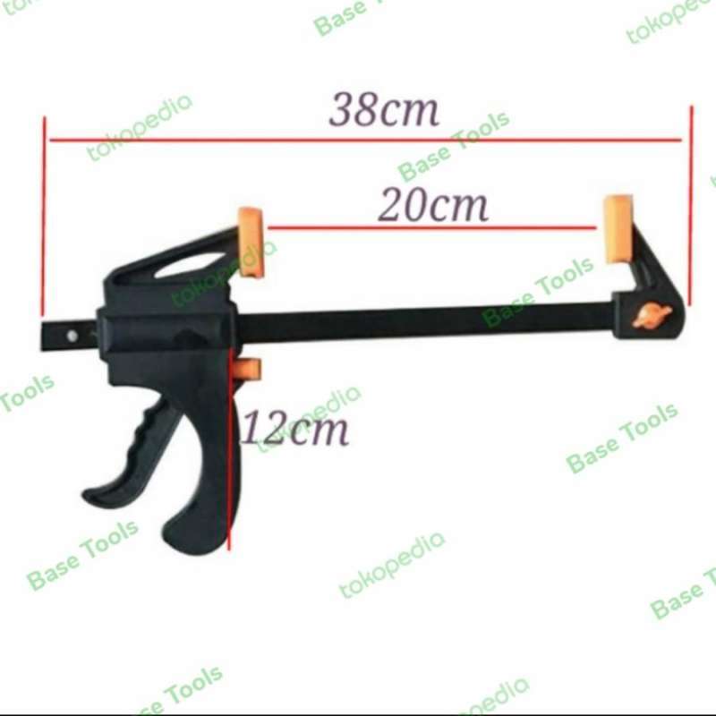 Jual Quick F clamp 8 inch 20cm quick release F clamp ratchet F clamp