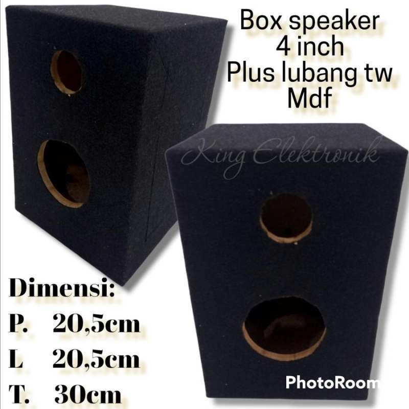 Jual Box Speaker 4 Inch Tweeter Mdf Di Seller King Elektronic