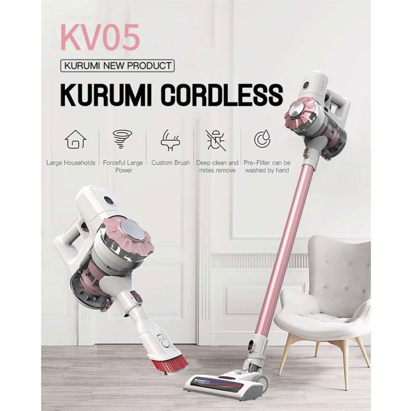 √ Pre Order Kurumi Kv 05 Cordless Stick Vacuum Cleaner Rose Gold