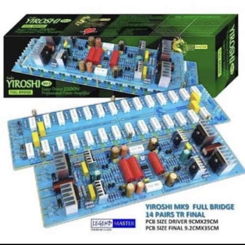 Jual Kit driver power amplifier Yiroshi MK9 di Seller King Wijaya