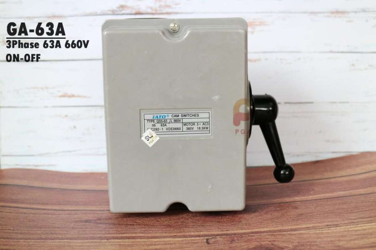 Jual GA 63A COS CHANGE OVER SWITCH / OHM SAKLAR 63A / 3 PHASE ON-OFF di ...