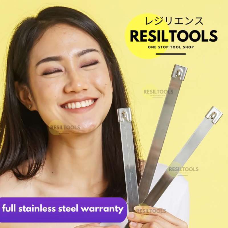 Jual Perbuah Kabel Tis Stainless 19 Mm X 600 Mm Cable Ties Strapping