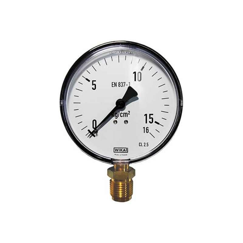 Jual Manometer Pressure Gauge Pengukur Tekanan Wika 16 Bar di Seller