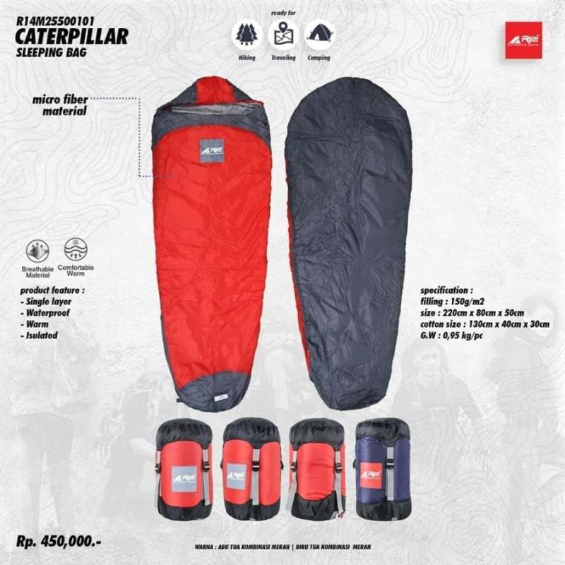 Jual Sleeping Bag Rei Caterpillar di Seller KAYAK Outdoor Official