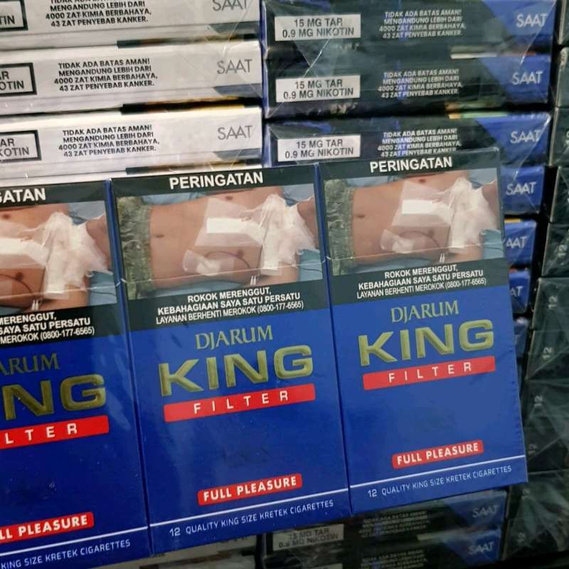 Promo Djarum KING Rokok Filter - 12 Batang Diskon 13% di Seller ...