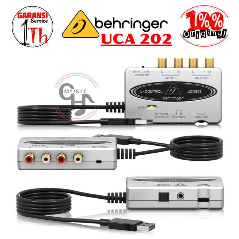Jual Behringer UCA202 UltraLow Latency 2 In/2 Out USB/Audio Interface