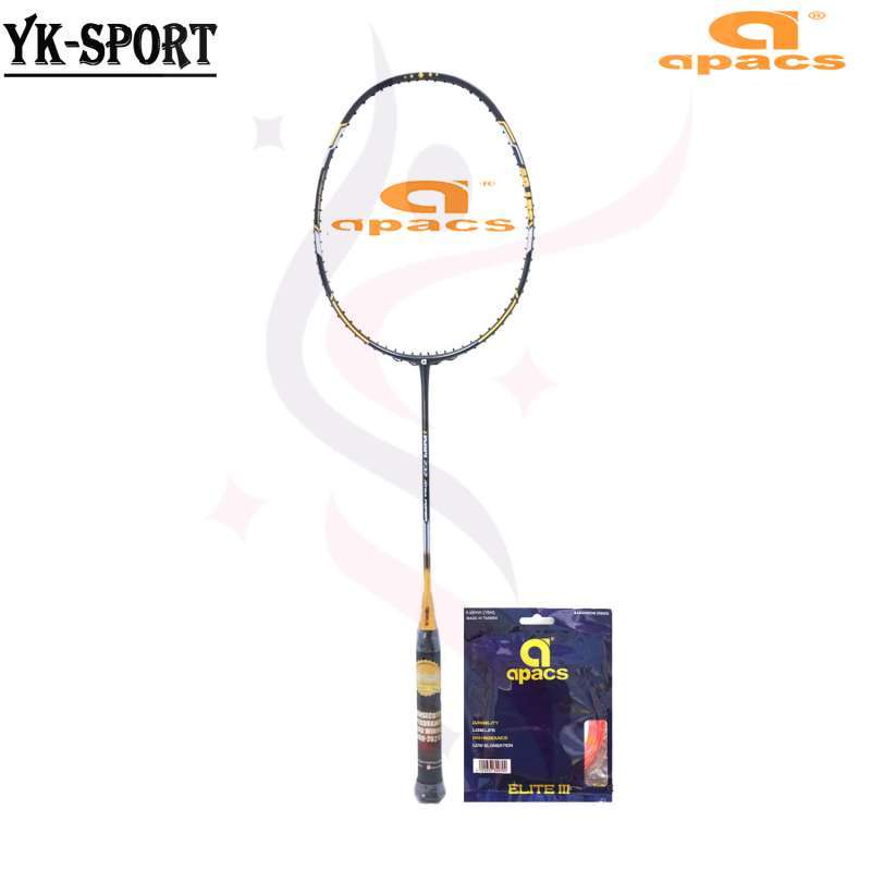 Promo Raket Badminton Apacs Finapi 232 Extra Power 40lbs Bonus Komplit