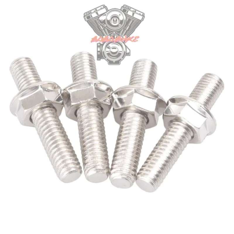 Jual Baut knalpot harley Bolt Exhaust Port Stud Nuts harley di Seller