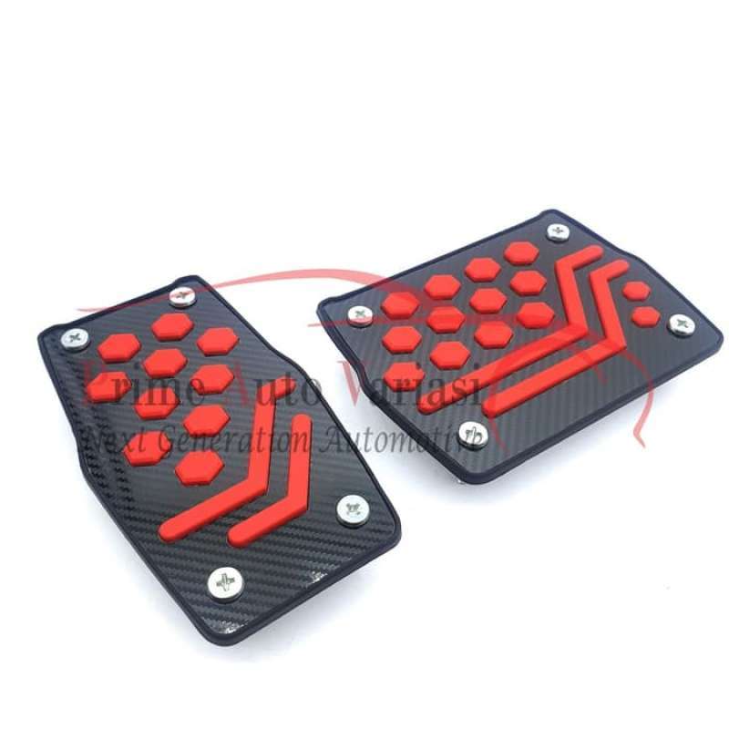 Jual Pedal ISK299 Mobil Matic Pedal Gas Cover Merah di Seller Prime