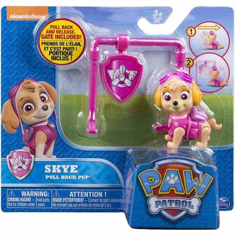 Regalo Niños Paw Patrol Cochecitos Pull Back De Paw Patrol 10 Cm