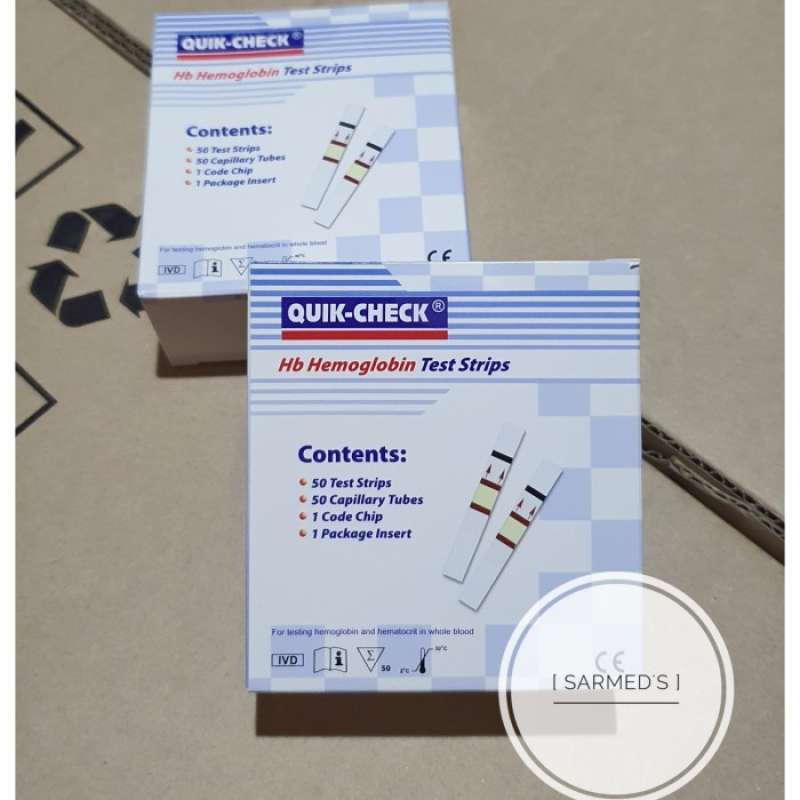 Promo Strip Quick Chek hb Check / Strip Hemoglobin Quick Check