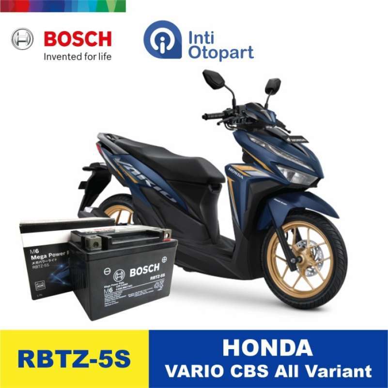 Promo Accu Aki Motor Honda Vario Cbs Original Bosch Diskon 23% di