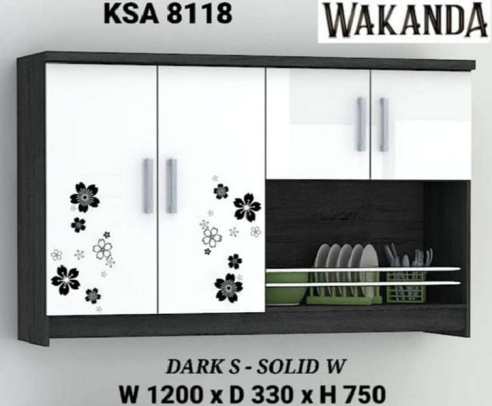 Jual Kitchen Set Atas 4 Pintu - Lemari Sayur 8118 - Lemari Piring ...