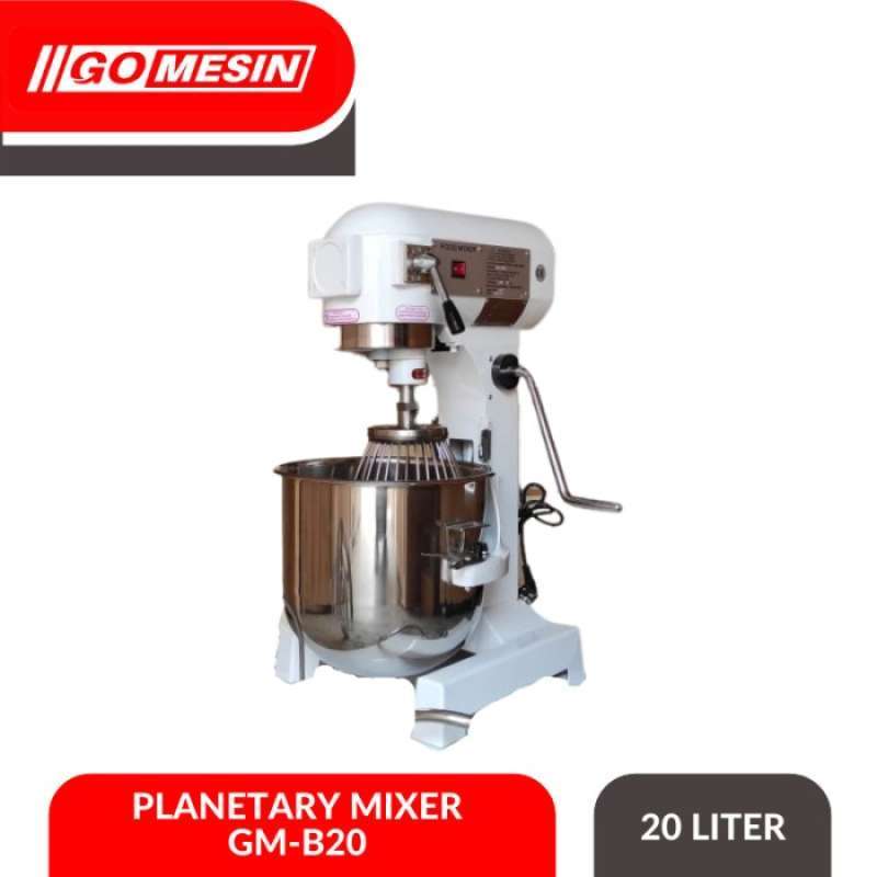 Promo Mixer Pengaduk Adonan 20 Liter Dough Mixer Roti Kue 20L Diskon 3
