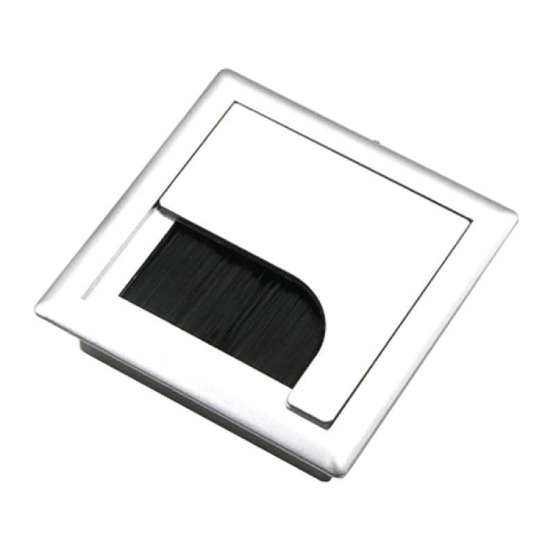 Jual Computer Desk Grommet Cable Port Tidy Wire Hole Cover 80*80mm