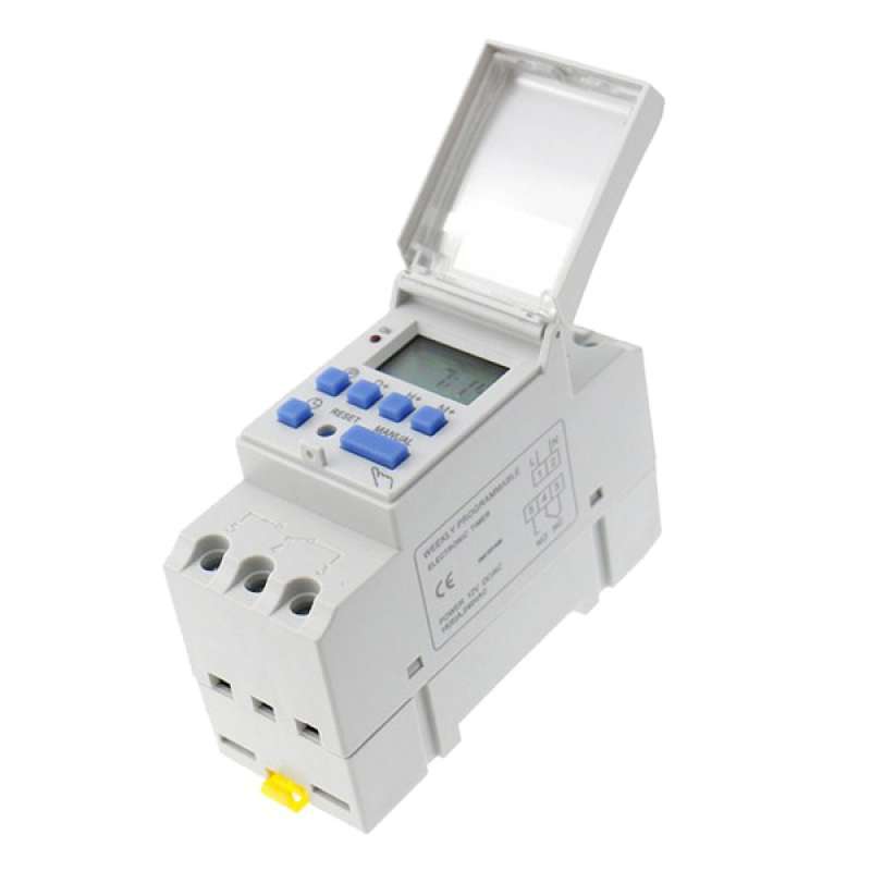 Promo DC 12V Digital LCD Power Daily/Weekly Programmable Timer Time ...