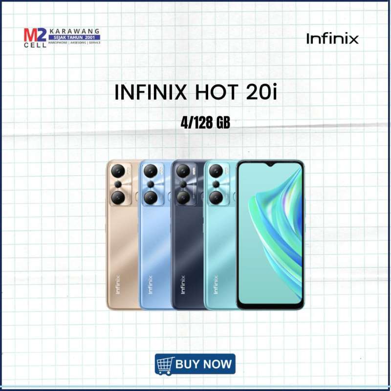 Jual INFINIX HOT 20i 4/128 GB [GARANSI RESMI] di Seller M2 CELLULAR ...