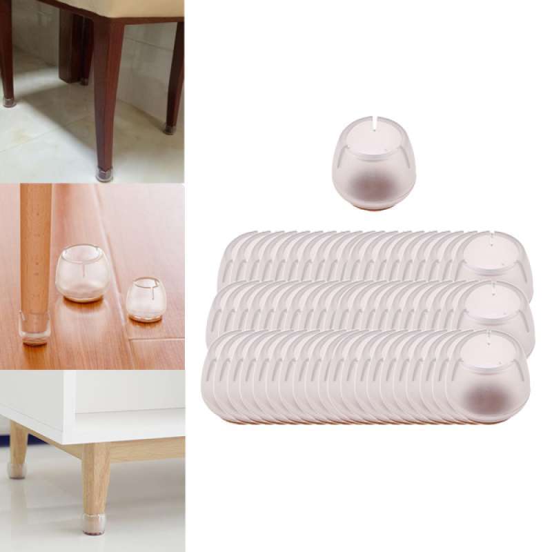 Promo 60 Pieces Chair Leg Floor Protectors for Chair Legs, Round