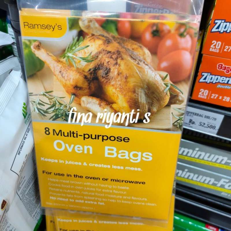 Promo ramseys 8 multi purpose oven bags Diskon 20 di Seller Home Care