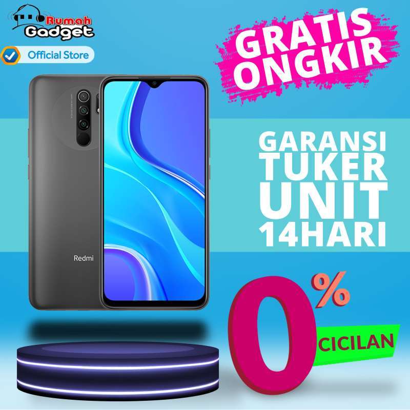 Jual Xiaomi Redmi 9 [ 4GB / 64GB ] Garansi TAM Online