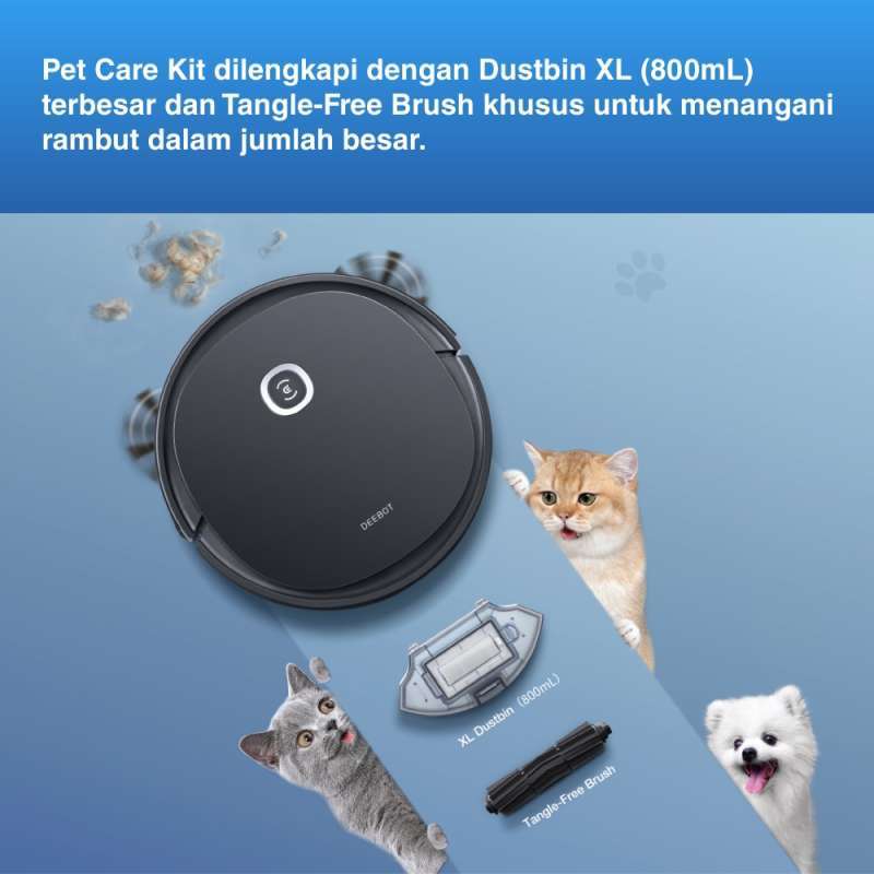 ecovacs deebot u2 pro vacuuming & mopping
