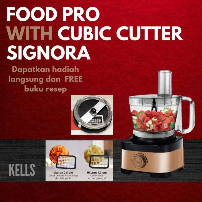 Cubic Cutter Jual Food Pro Signora with cubic cutter di Seller Kells - Dukuh Pakis ...
