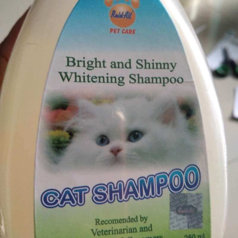 Promo White Cat Shampoo Bright And Shinny Whitening Shampo 250Ml 250 Ml