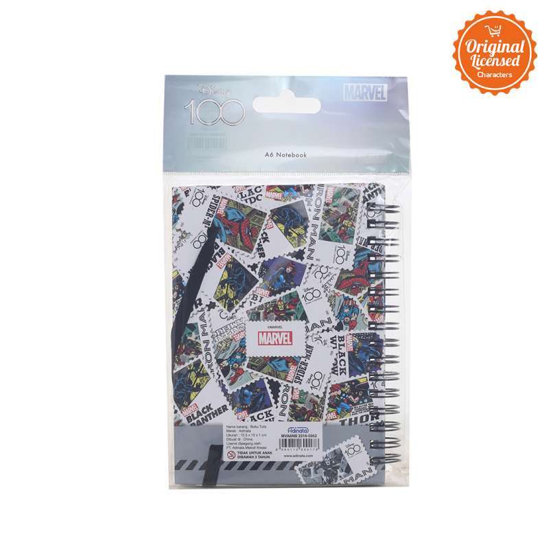 Marvel Notebook Design Label Jual Marvel Notebook A6 Seri Disney 100 Years Of Wonder - White Di ...